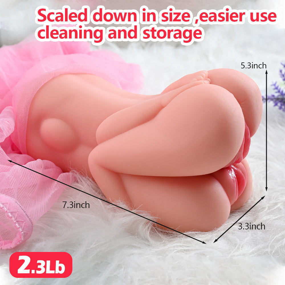 Full Mini Body Female Sex Doll Upper Body Toy
