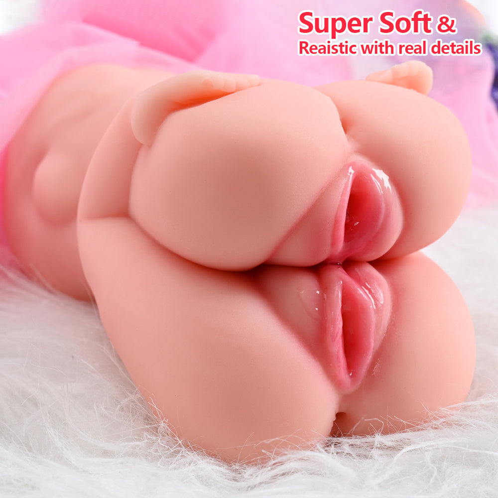 Full Mini Body Female Sex Doll Upper Body Toy