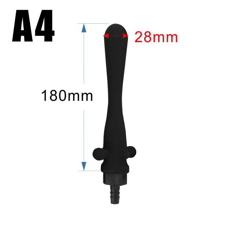 Silicone adult flusher