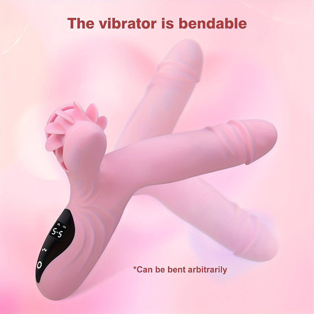 Female Dildo Masturbator with lick mode