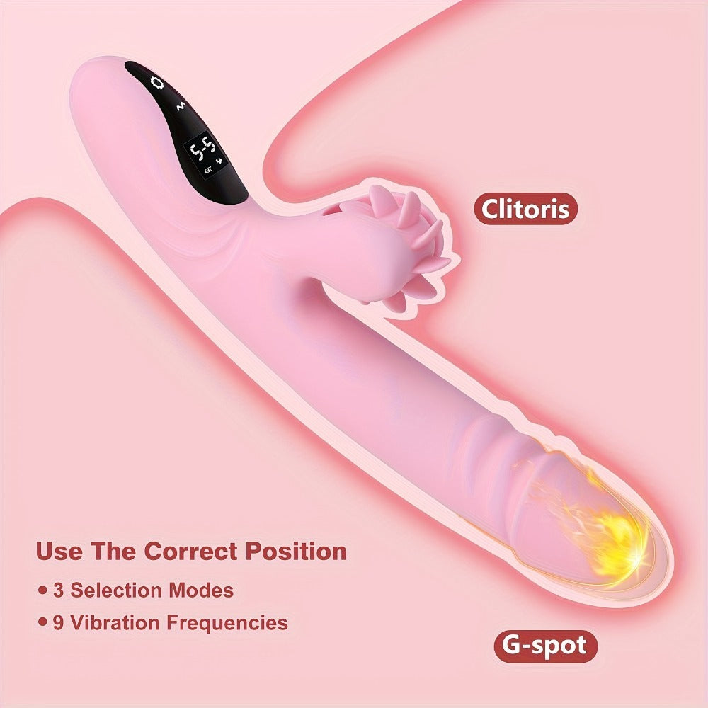 Female Dildo Masturbator with lick mode