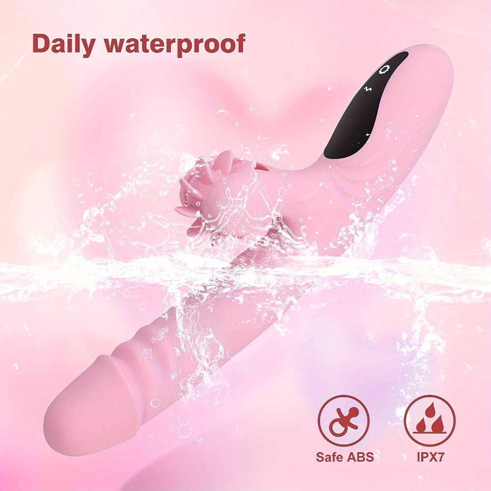 Female Dildo Masturbator with lick mode