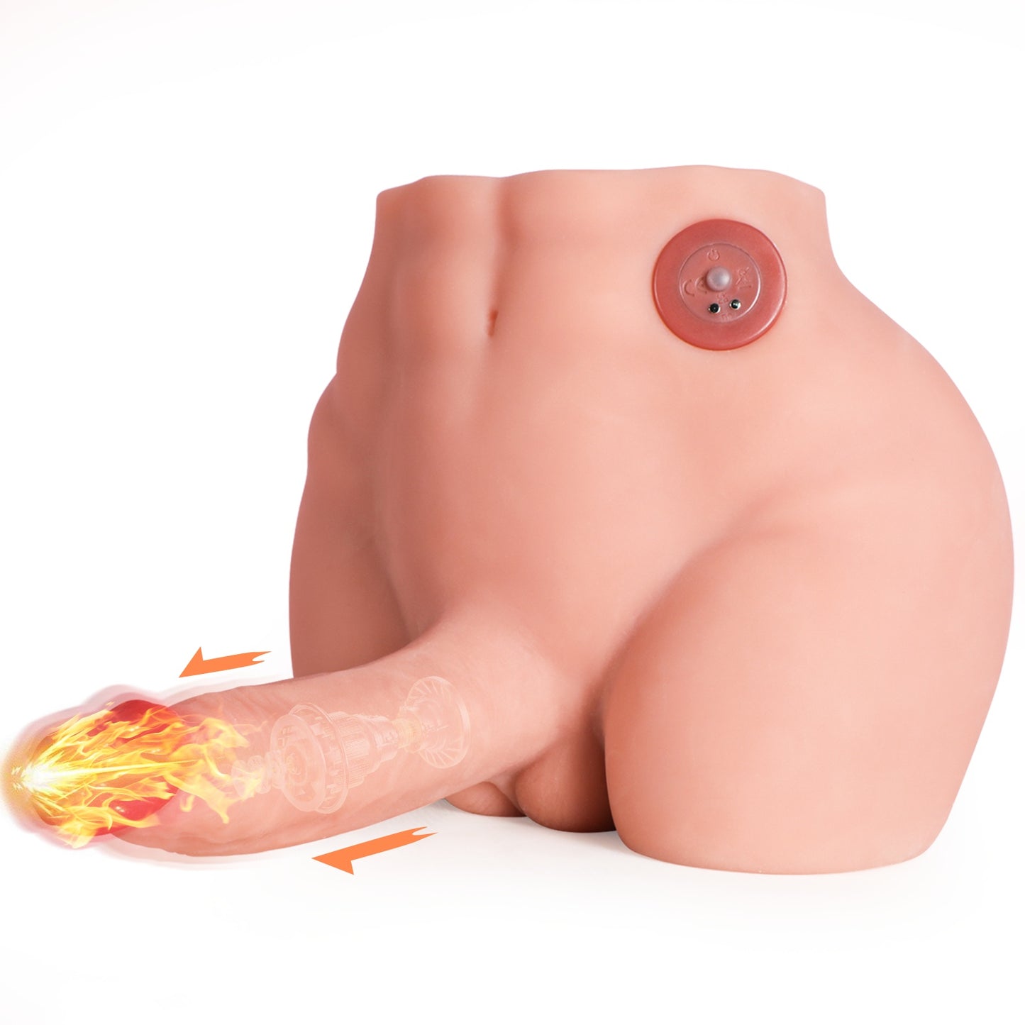 Sex Doll with Silicone Dildo & Butt