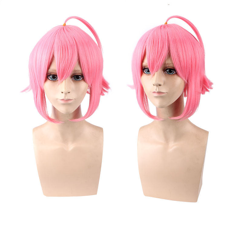 粉色上翘cosplay假发