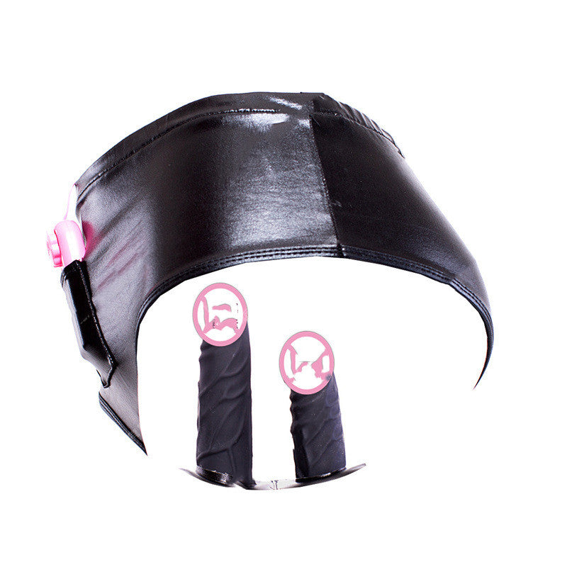 男士女士振动硅胶假阳具内裤性感皮裤