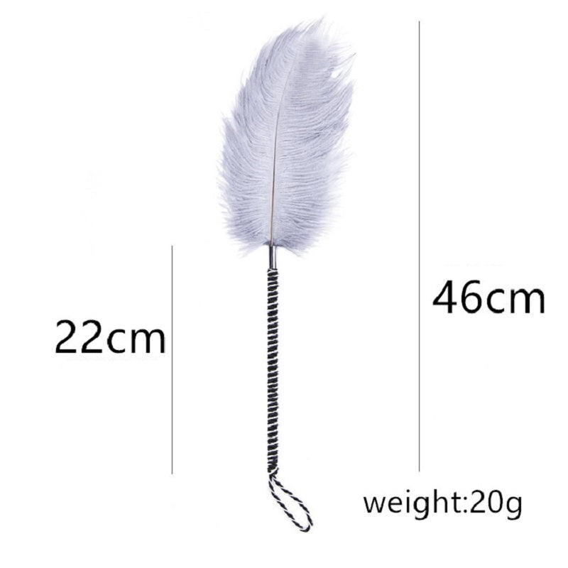 Sex Toys Flirting Feathers Ostrich Feather Feather Sweep Hand-woven Couple Flirting Toys Sex Products