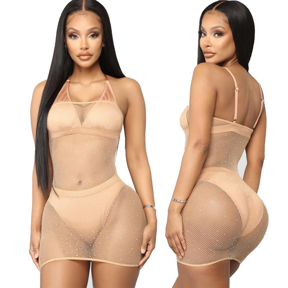 Wrapped Chest Hot Diamond Hot Selling Sexy Lingerie Point Diamond Starry