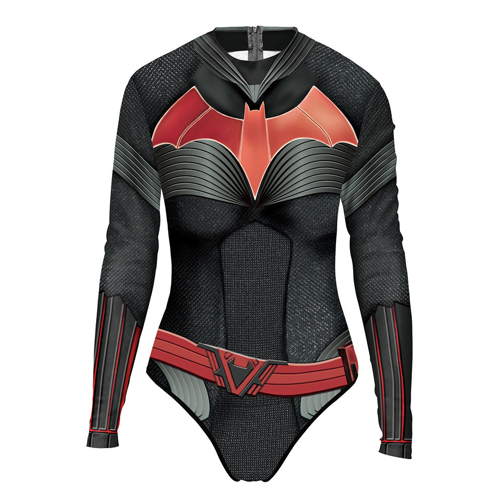 Ladies Tight-fitting Long-sleeved Bodysuit