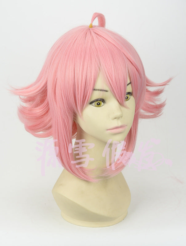 粉色上翘cosplay假发
