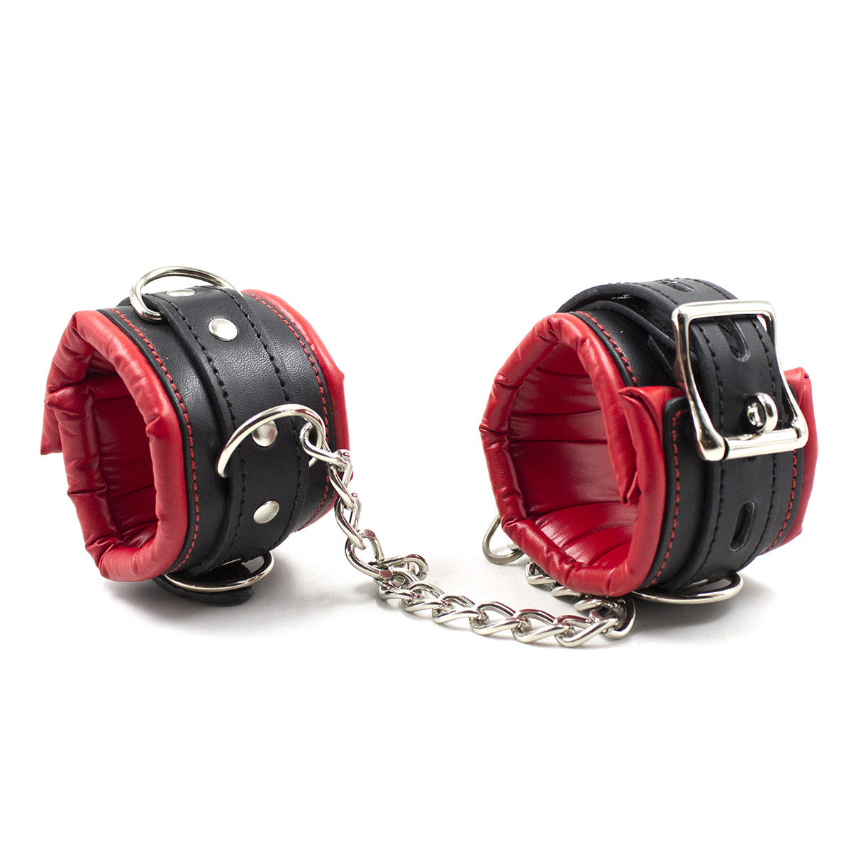 Leather Handcuffs Restraint Strap Toy