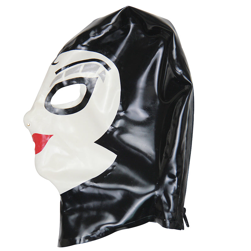Latex Headgear Plays Eyes And Mouth