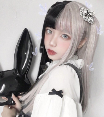 动漫cosplay假发女长直发