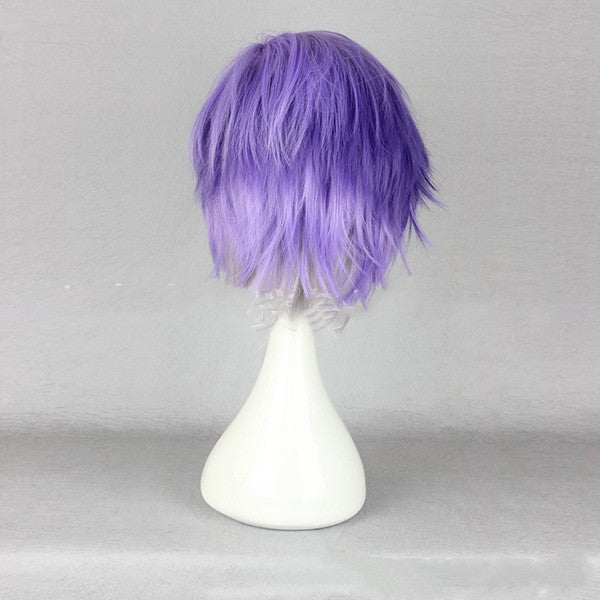 Peluca cosplay de color degradado