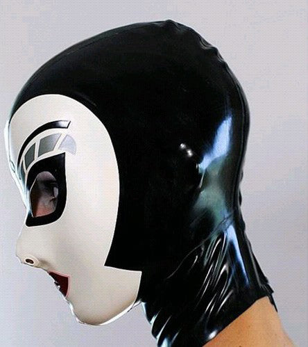 Latex Headgear Plays Eyes And Mouth
