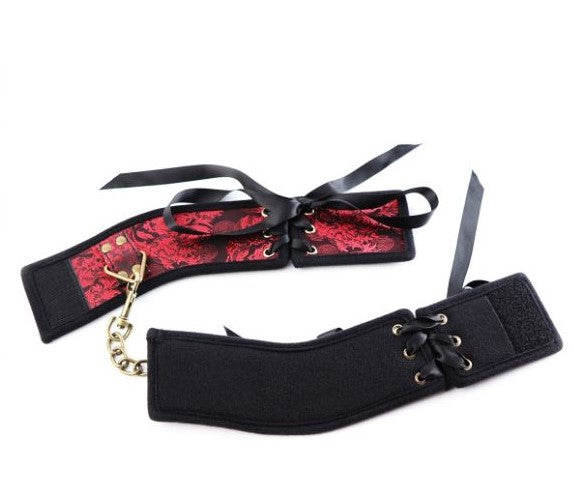 Ribbon Local Tyrant Gold Hand And Handcuffs Velcro Tied Hands Restraint FemaleSex Toys