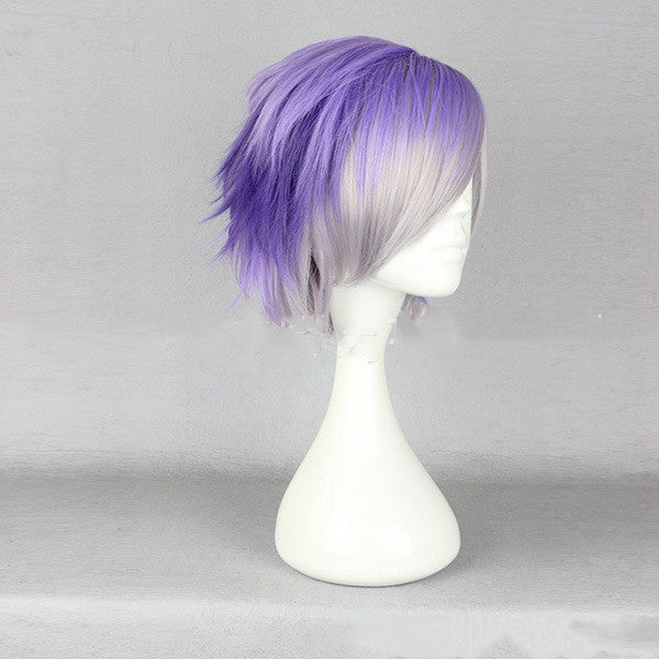 Peluca cosplay de color degradado