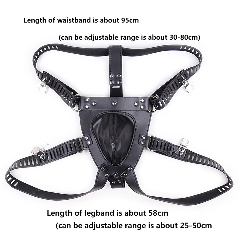 Bondage Coqueto Hombre Dispositivo Castidad Pantalones