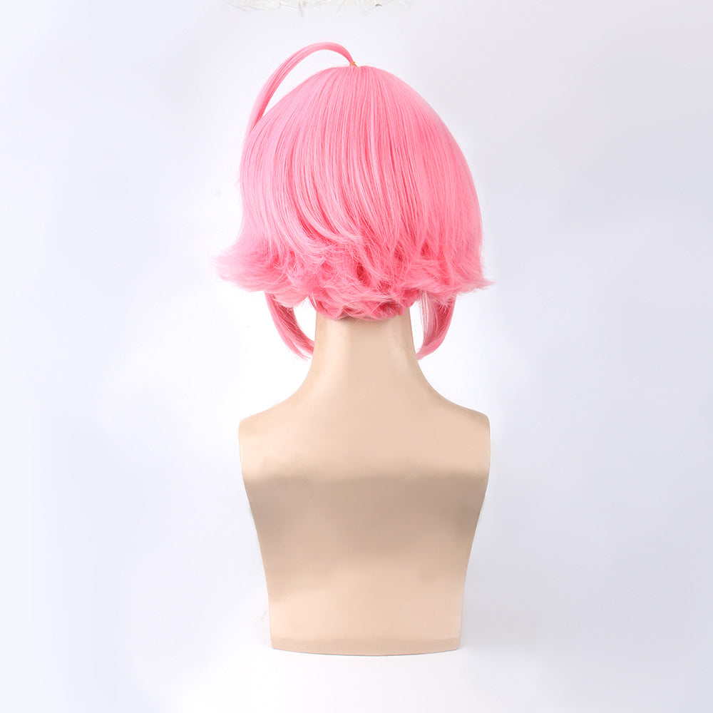粉色上翘cosplay假发