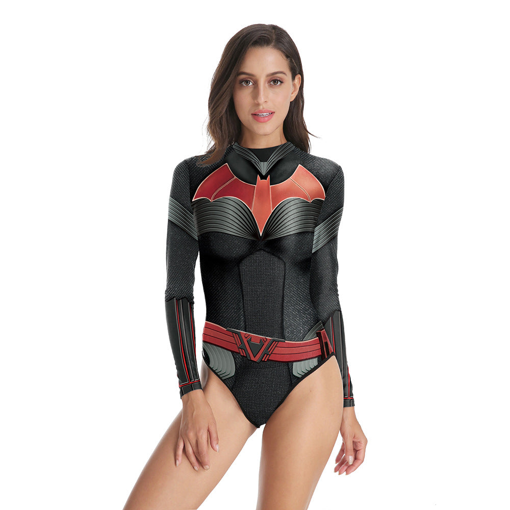 Ladies Tight-fitting Long-sleeved Bodysuit