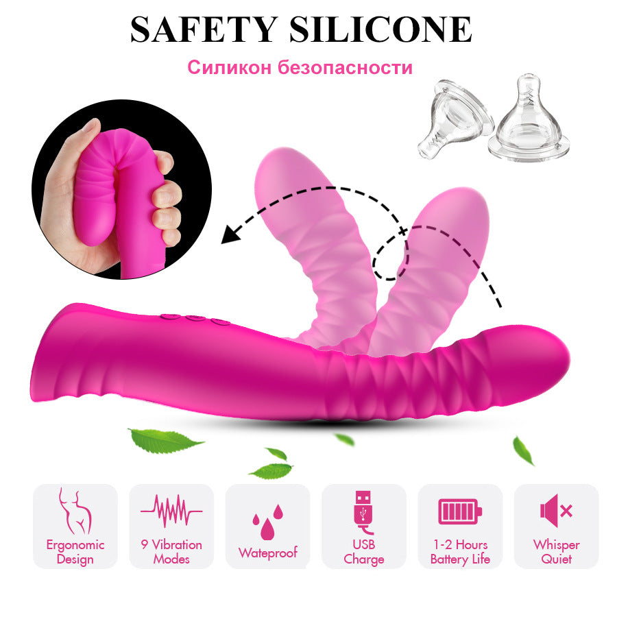 Rechargeable Silicone Electric Plastic Toy Massager